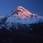 Georgien, Caucasus, Mount Kazbeg